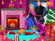 Play Anna And Kristoff Xmas Cleaning