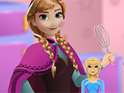 Play Anna cooking Frozen Cake
