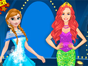 Play Anna vs Ariel Fashion Show
