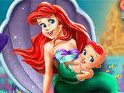 Play Ariel And The The New Born Baby