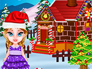 Play Baby Elsa and Gingerbread House