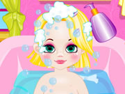 Play Baby Rapunzel Haircucut And Bathing