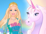 Play Barbie and Unicorn