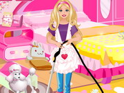 Play Barbie Cleaning Slacking