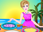 Play Barbie Cooking Sunrise Pizza