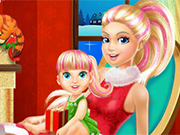 Play Barbie Family Christmas Eve
