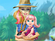 Play Barbie Family Going To Camping