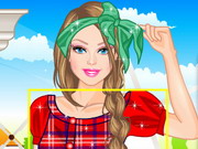 Play Barbie Farmer Princess Dressup