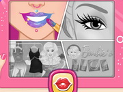 Play Barbie Lip Art Blog Post