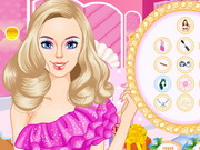 Play Barbie's Glittery Makeup