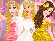 Play Barbie's Wedding Selfie with Princesses