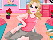 Play Barbie Yoga Room Decoration