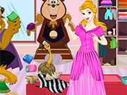 Play Belle And Beast Room Clean Up