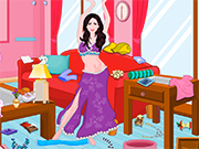 Play Belly Dancer Room Clean Up