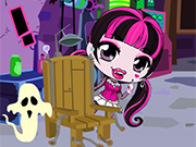 Play Chibi Draculaura Halloween Slacking