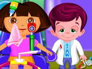 Play Dora At Eye Clinic