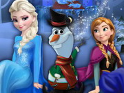 Play Elsa And Anna Building Olaf