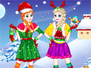 Play Elsa and Anna Christmas Day