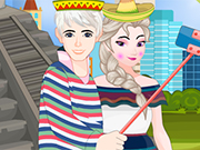 Play Elsa And Jack Selfie In Mexico