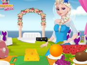 Play Elsa Bride Cooking Wedding Dish