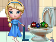 Play Elsa Clean Bathroom