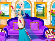 Play Elsa Cleaning Royal Family