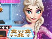 Play Elsa Cooking Gingerbread