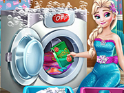 Play Elsa Laundry Day