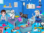 Play Frozen Babies Room Cleaning