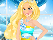 Play Frozen Barbie Dressup.