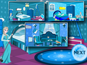 Play Frozen Elsa Room Cleaning Time