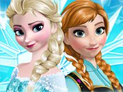 Play Frozen Sisters Dress Up