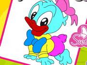 Play Joyful Donald Coloring