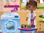 Play McStuffins Washing Clothes