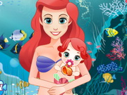 Play Mermaid Ariel Give Birth To A Baby