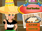 Play Mia's Cooking Series: Beef Burritos