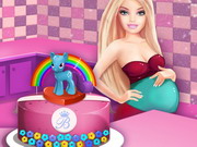 Play Pregnant Barbie Cooking Pony Cake