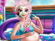 Play Pregnant Elsa Spa