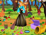 Play Princess Aurora Forest Cleaning