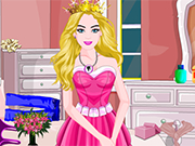 Play Princess Barbie New Year Clean Up