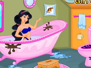 Play Princess Jasmine Bathroom Cleaning