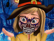 Play Riley Halloween Face Art
