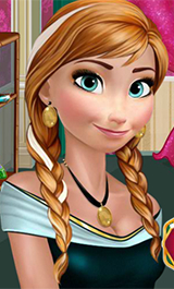 Play Anna Frozen Salon