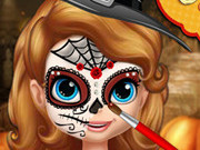 Play Sofia Halloween Face Art