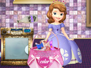 Play Sofia The First Washing Dresses