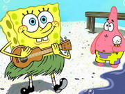 Play Spongebob At Beach Jisaw