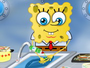 Play Spongebob Washing Dishes