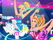 Play Super Barbie Gymnastics Contest