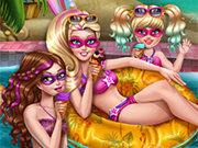Play Super Barbie Pool Party