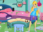 Play Winx Club Room Cleaning